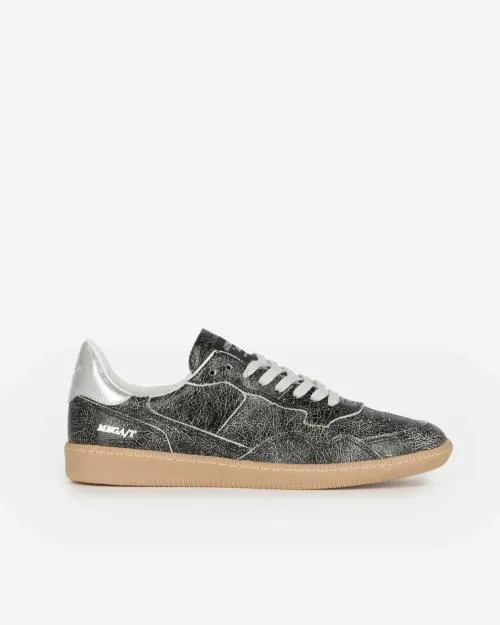 Women Sneakers The Kooples X HidnAnder Black LowTop Sneakers Black