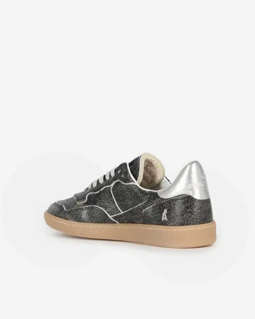 Women Sneakers The Kooples X HidnAnder Black LowTop Sneakers Black