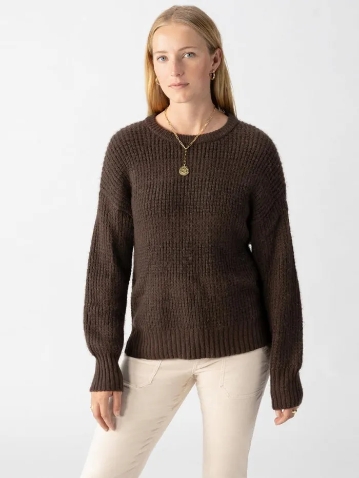 Women Snow Bunny Sweater Coffee Sanctuary Clothing Sweaters and Cardis