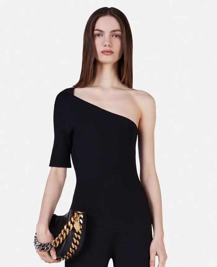 Women Stella Icons Stella McCartney Frayme Small Shoulder Bag Black