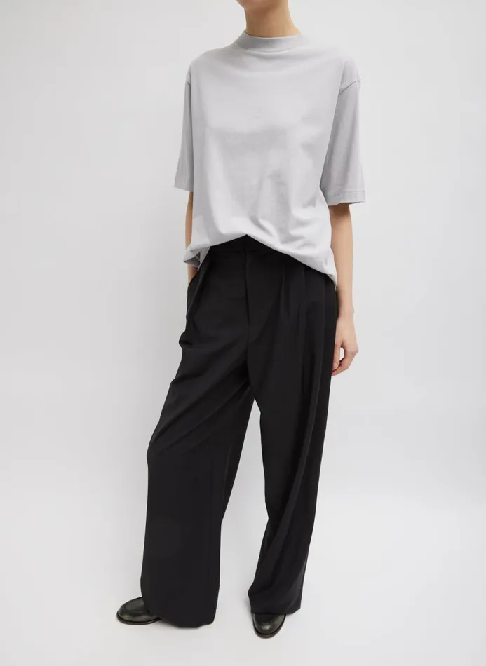 Women Suits Tibi Tropical Wool Stella Pant Black
