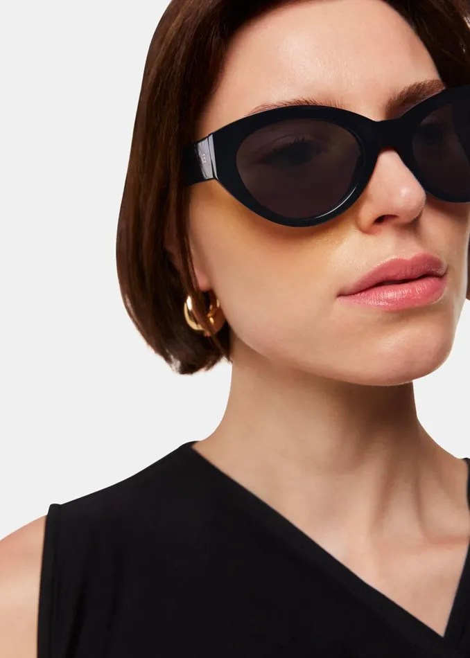 Women Sunglasses Whistles Black Isle Of Eden Felina Sunglasses