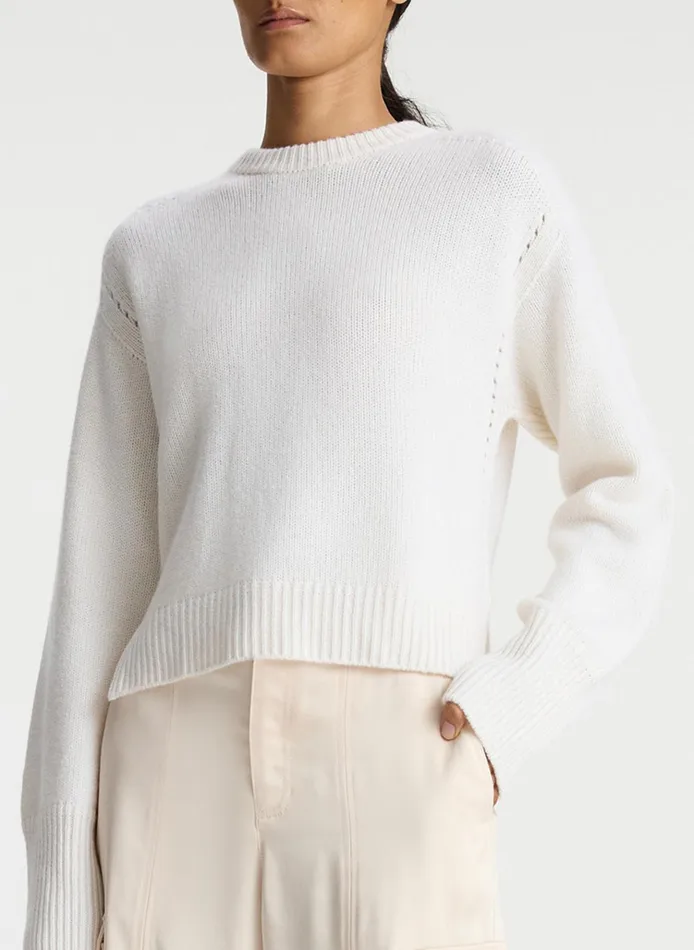 Women Sweaters ALC Asher Cashmere Sweater Natural