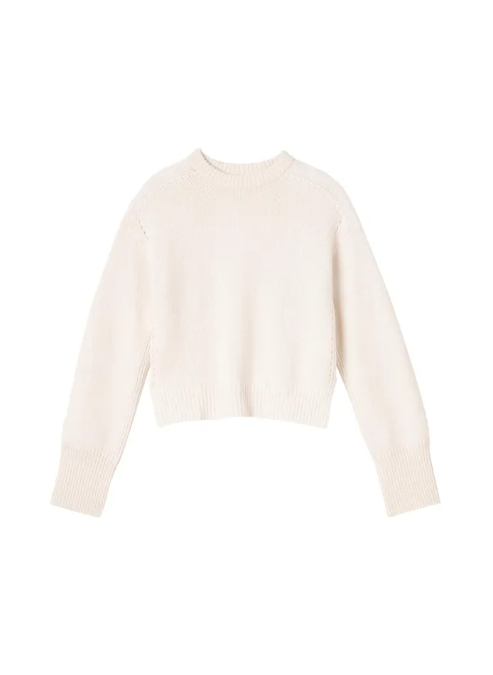 Women Sweaters ALC Asher Cashmere Sweater Natural