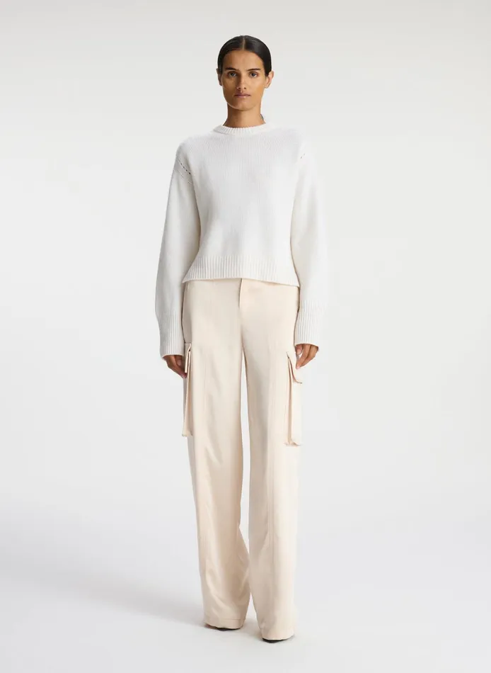 Women Sweaters ALC Asher Cashmere Sweater Natural
