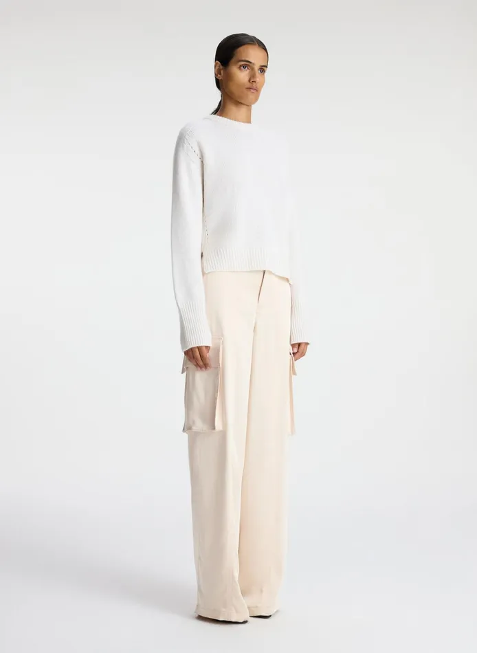 Women Sweaters ALC Asher Cashmere Sweater Natural