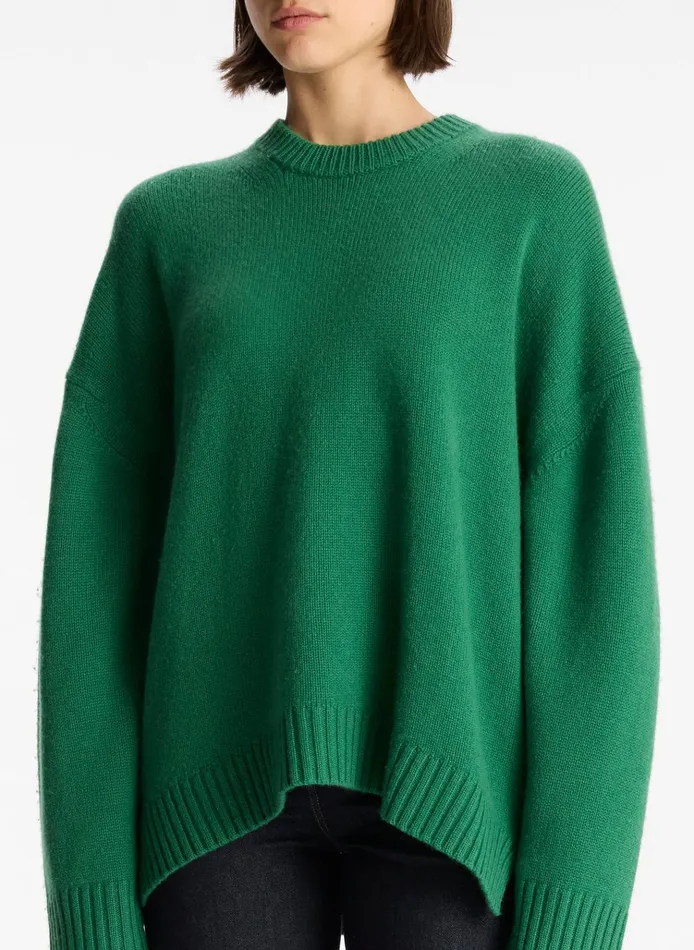 Women Sweaters ALC Ayden Wool Cashmere Sweater Moss