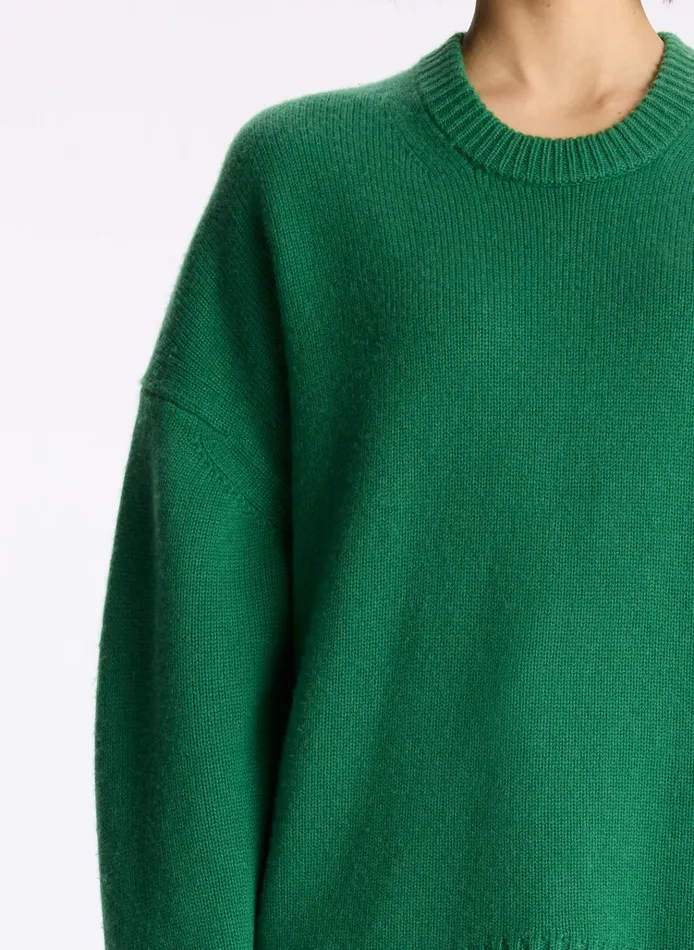 Women Sweaters ALC Ayden Wool Cashmere Sweater Moss