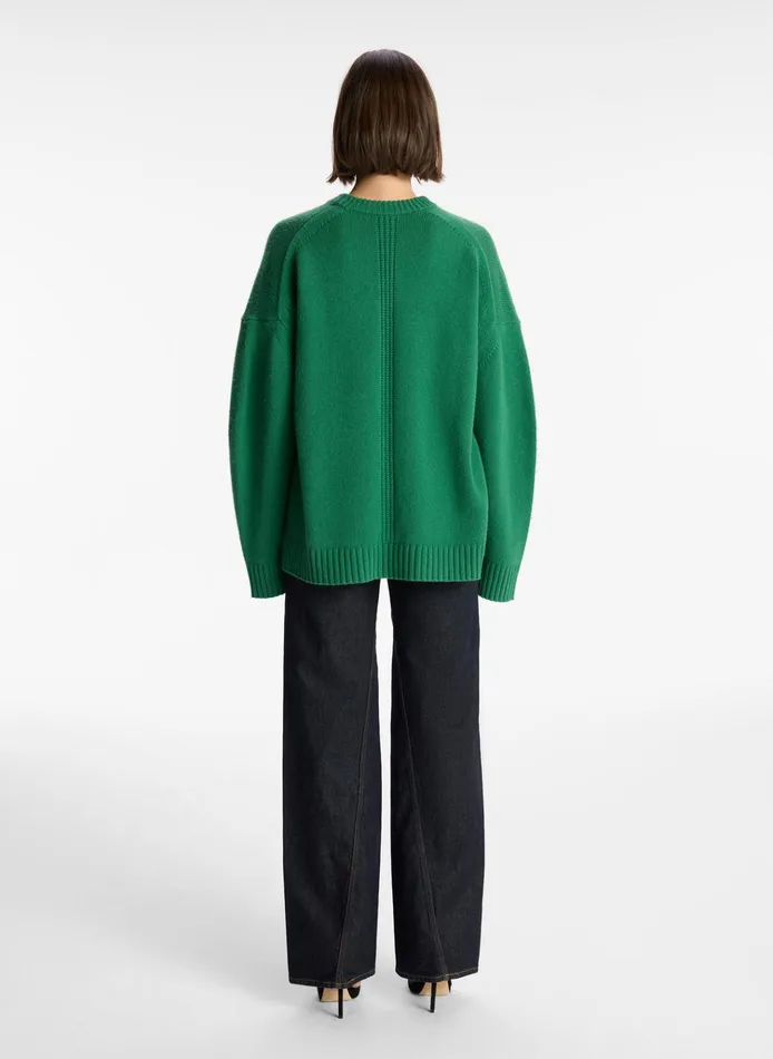 Women Sweaters ALC Ayden Wool Cashmere Sweater Moss