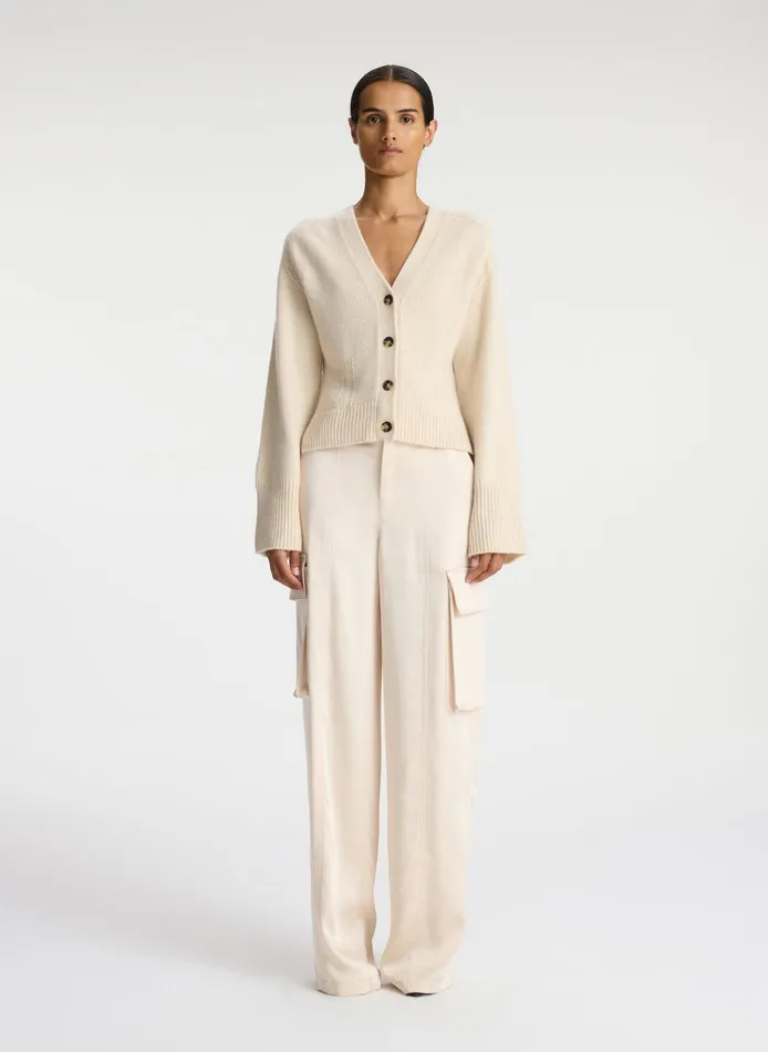 Women Sweaters ALC Henry Cashmere Cardigan Wheat