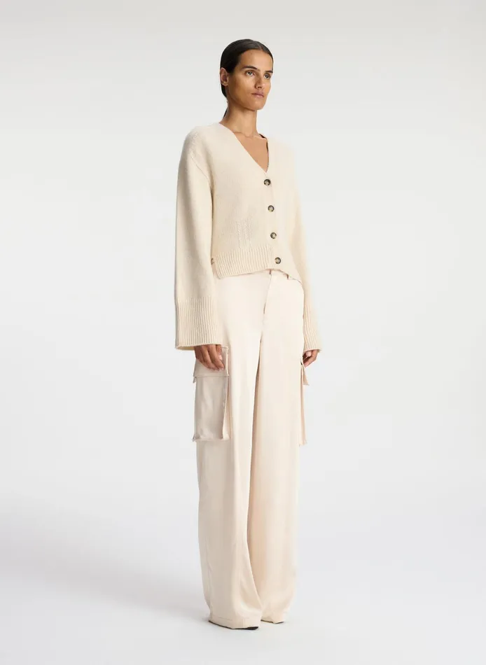 Women Sweaters ALC Henry Cashmere Cardigan Wheat