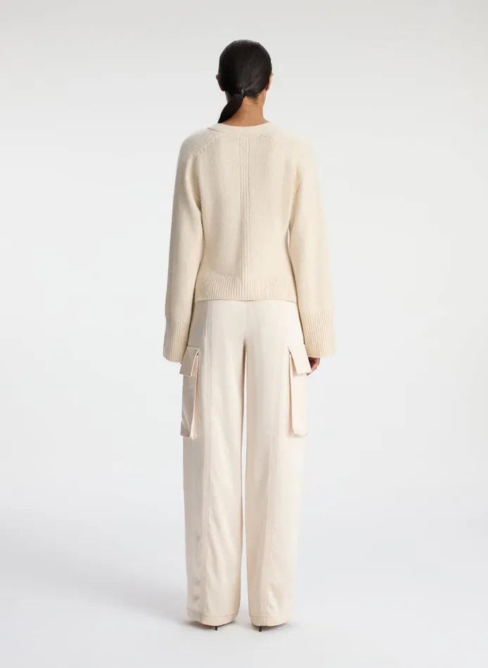 Women Sweaters ALC Henry Cashmere Cardigan Wheat