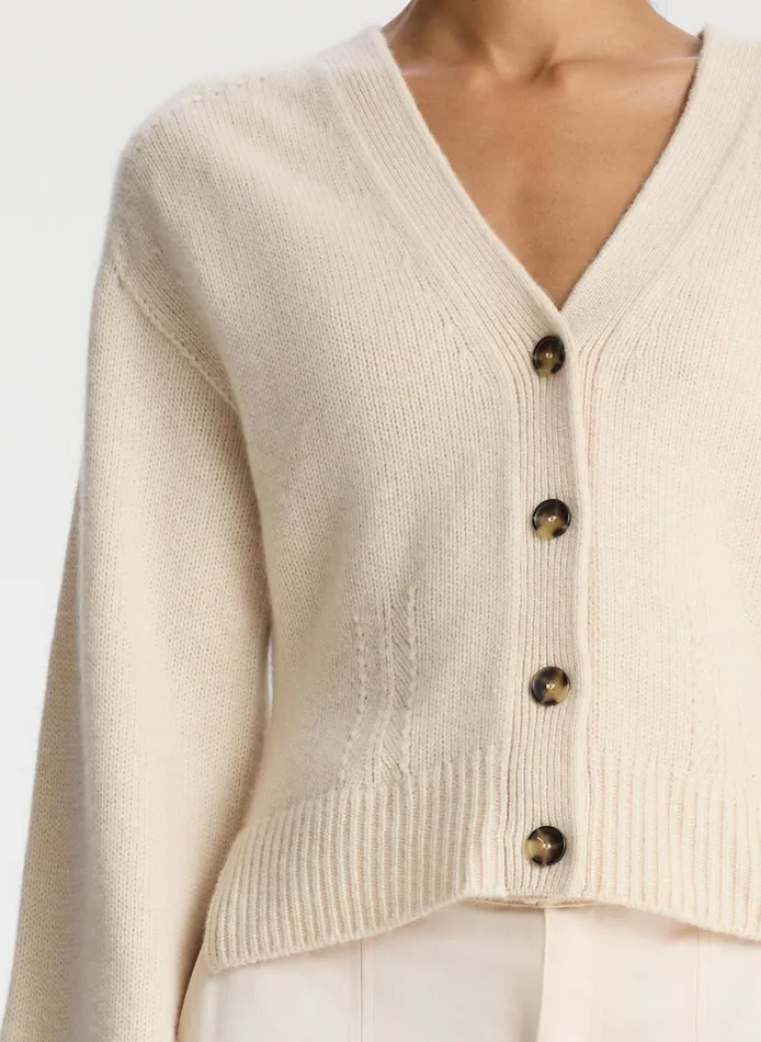 Women Sweaters ALC Henry Cashmere Cardigan Wheat