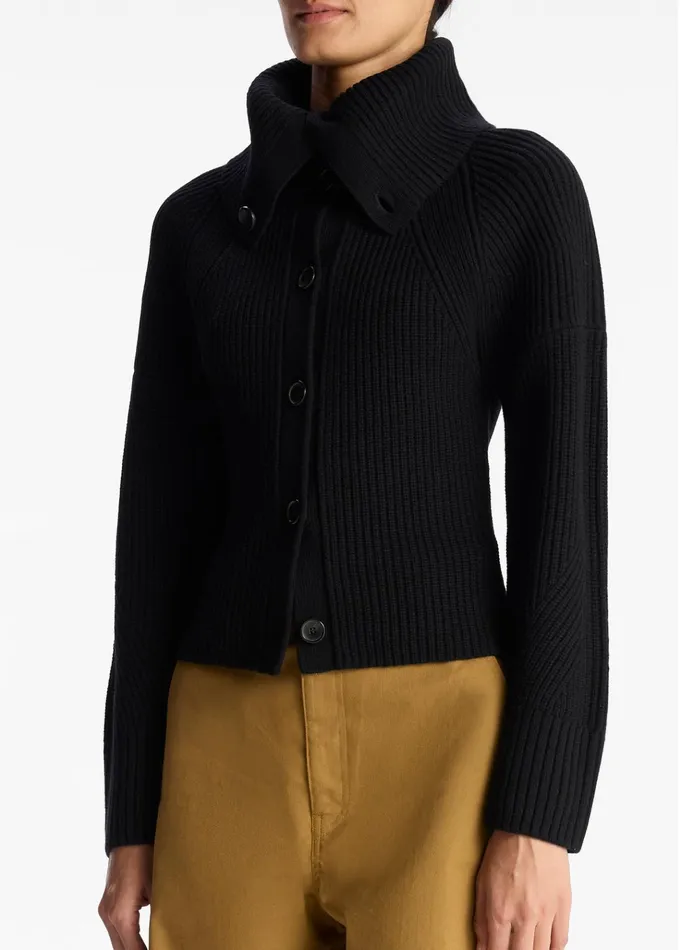 Women Sweaters ALC Suki Wool Cardigan Black