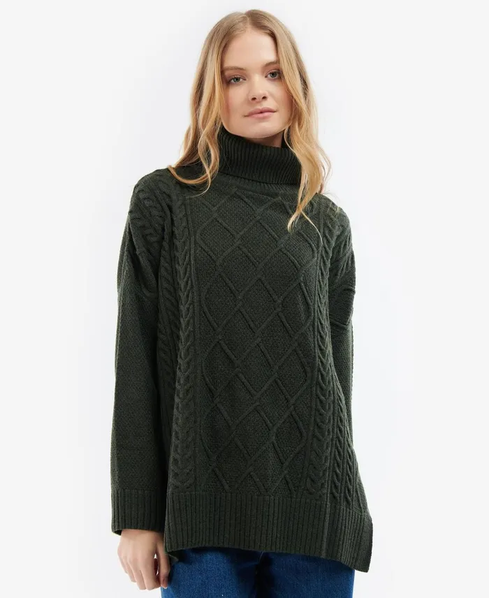 Women Sweaters and Knitwear Barbour Burne Cape Navy Women Sweaters and Knitwear Barbour Burne Cape Navy