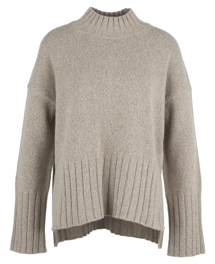 Women Sweaters and Knitwear Barbour Winona Knitted Jumper Antique Classic White Women Sweaters and Knitwear Barbour Winona Knitted Jumper Antique Classic White