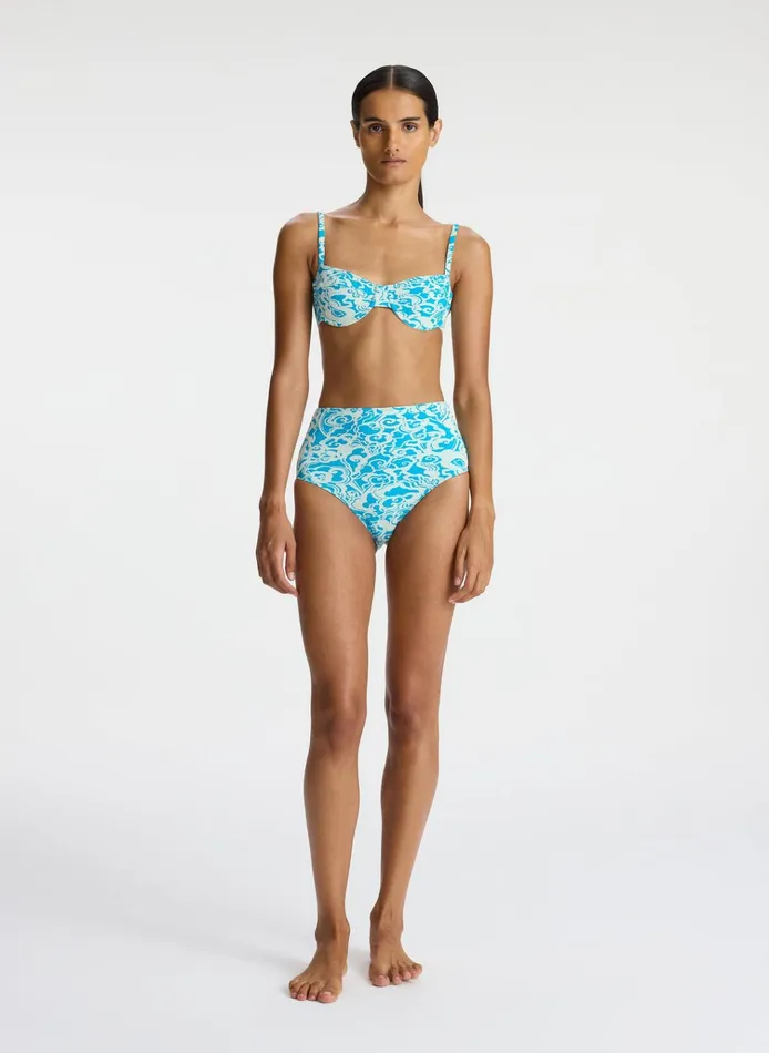 Women Swim ALC Isla Bikini Bottom Sconeblue