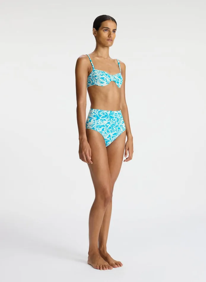 Women Swim ALC Isla Bikini Bottom Sconeblue