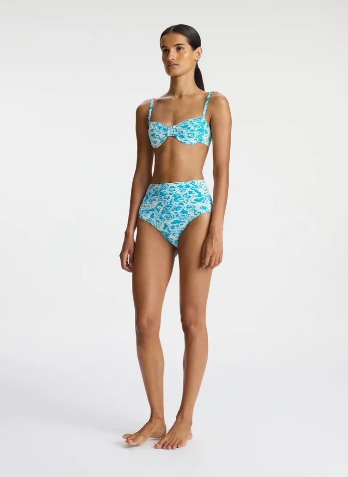 Women Swim ALC Isla Bikini Bottom Sconeblue