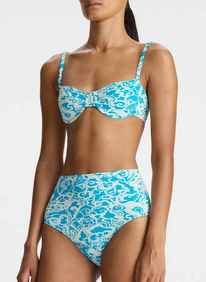 Women Swim ALC Isla Bikini Bottom Sconeblue