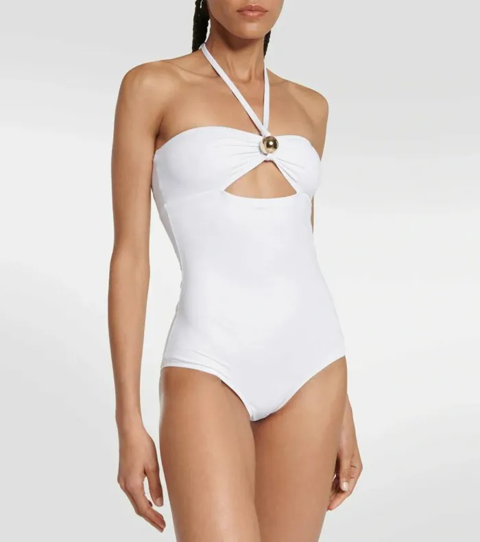 Women Swimwear DODO BAR OR Ariana One Piece White
