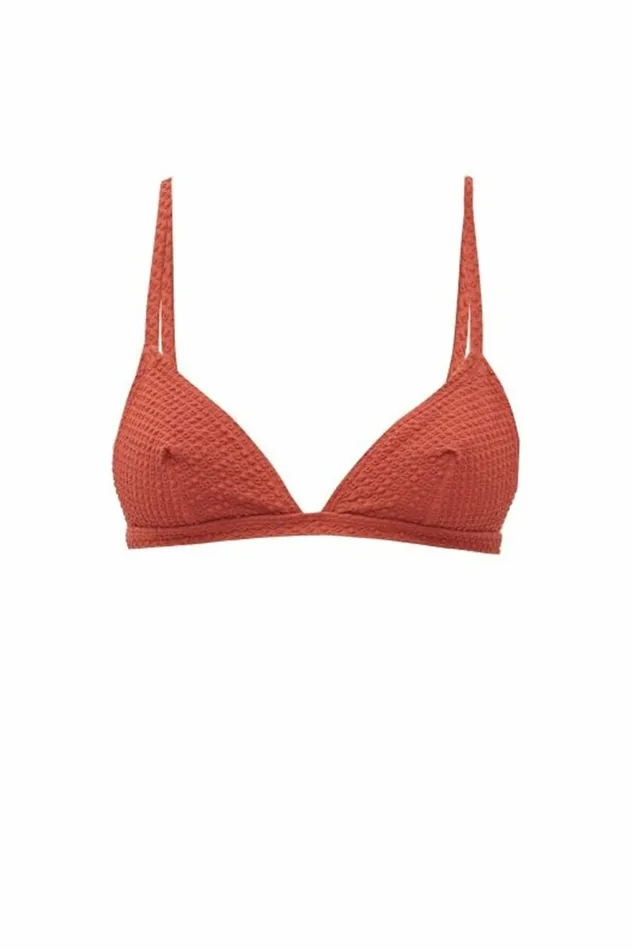 Women Swimwear DODO BAR OR Salinna Bikini Top Rust