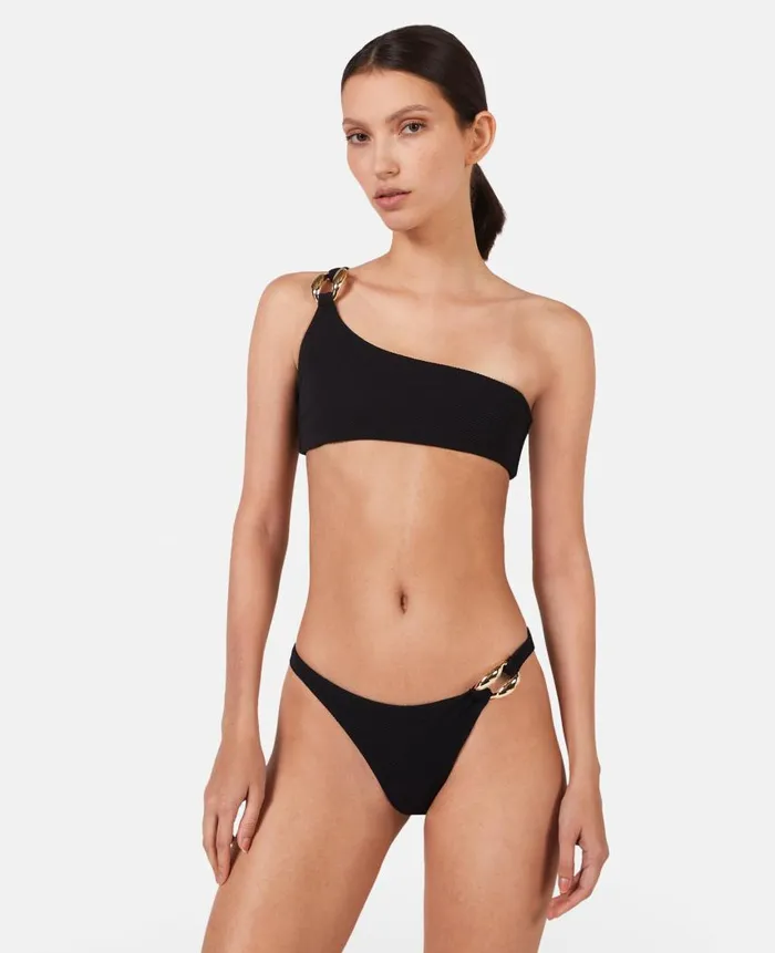 Women Swimwear Stella McCartney Falabella Pop Mini Bikini Briefs Black