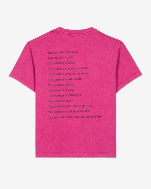 Women Tshirts The Kooples Pink What Is TShirt Fushia