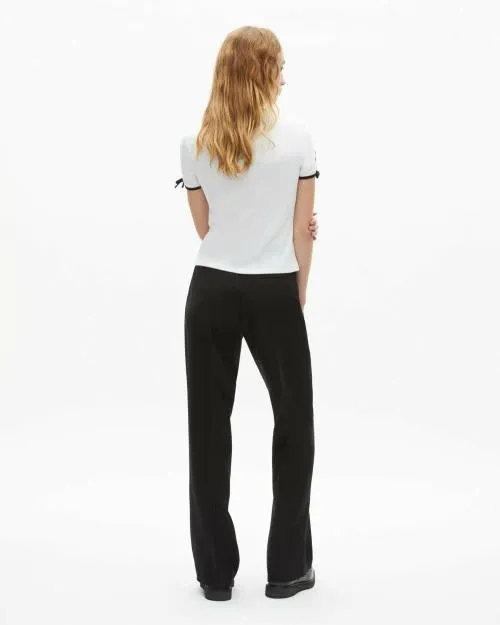 Women Tshirts The Kooples TShirt With White Screen Printing White