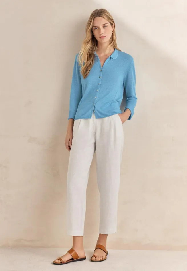 Women Tailored Trousers Ice Grey Poetry Fashion Trousers and Shorts
