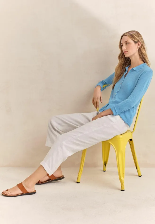 Women Tailored Trousers Ice Grey Poetry Fashion Trousers and Shorts