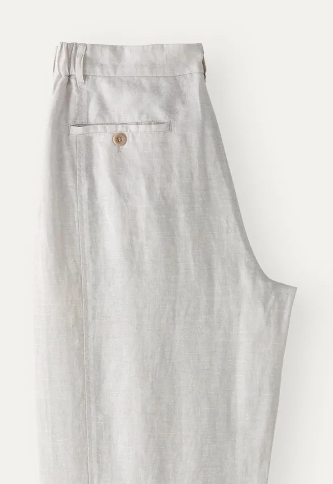 Women Tailored Trousers Ice Grey Poetry Fashion Trousers and Shorts