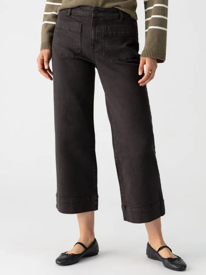 Women The Marine Standard Rise Denim Pant Obsidian Sanctuary Clothing Denim