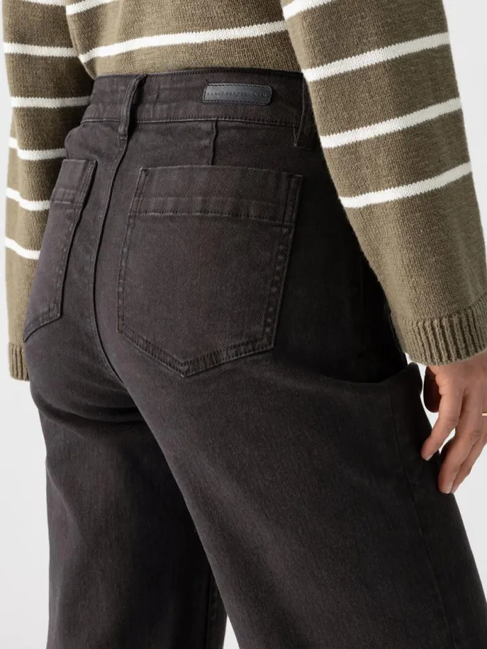 Women The Marine Standard Rise Denim Pant Obsidian Sanctuary Clothing Denim