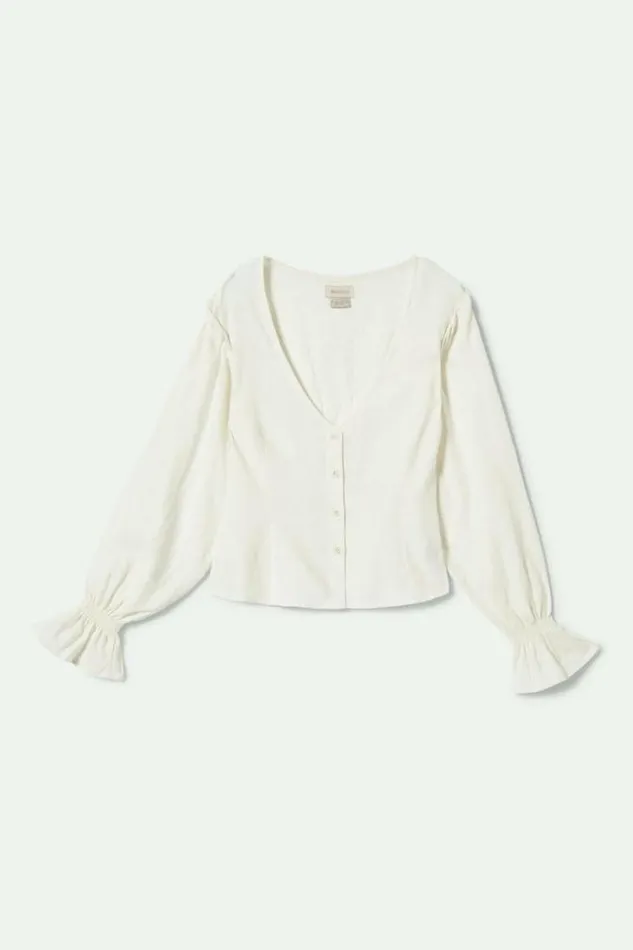 Women The Meadow Blouse Off White Brixton Flannels and Buttonups