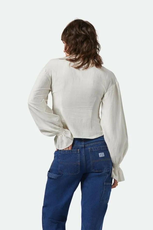 Women The Meadow Blouse Off White Brixton Flannels and Buttonups