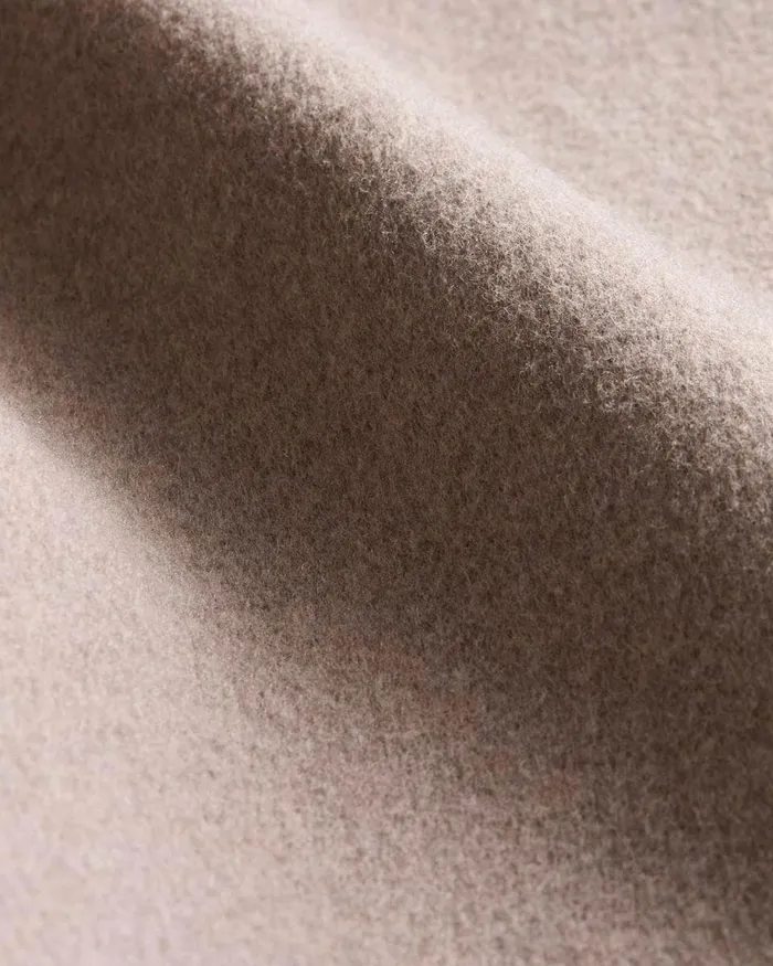 Women Theory Outerwear DoubleBreasted Coat In DoubleFace WoolCashmere Cinder Melange