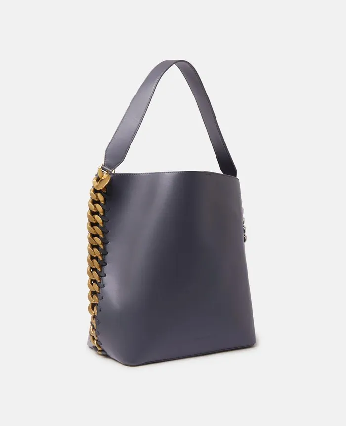 Women TopHandle Bags Stella McCartney Frayme Tote Bag Shadow Black Women TopHandle Bags Stella McCartney Frayme Tote Bag Shadow Black