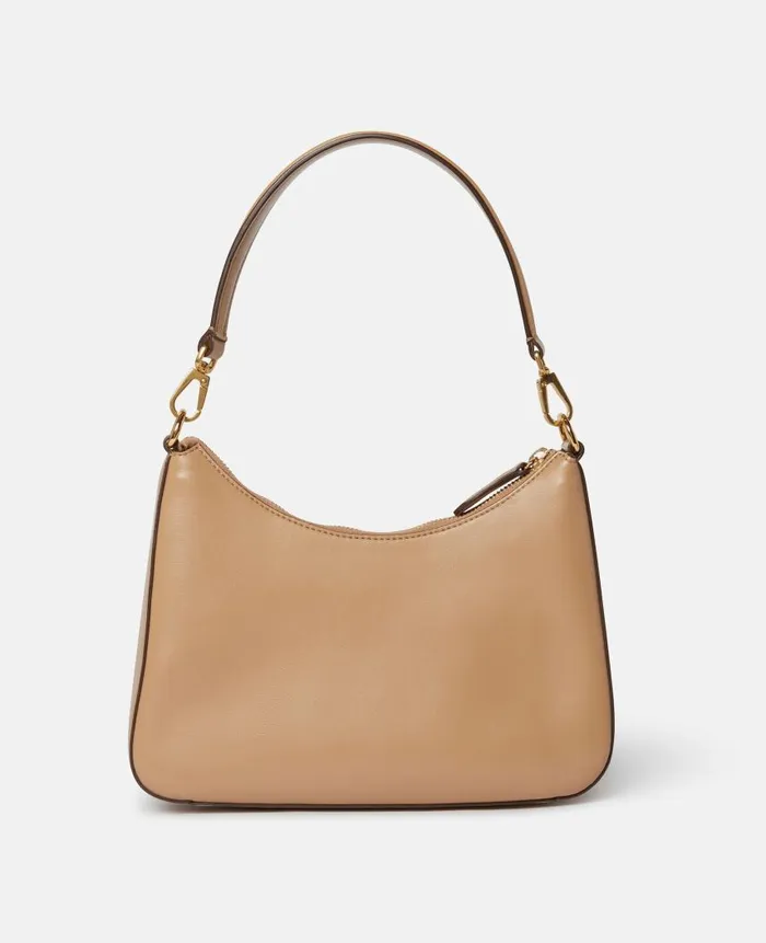 Women TopHandle Bags Stella McCartney Logo Crossbody Shoulder Bag Natural Women TopHandle Bags Stella McCartney Logo Crossbody Shoulder Bag Natural