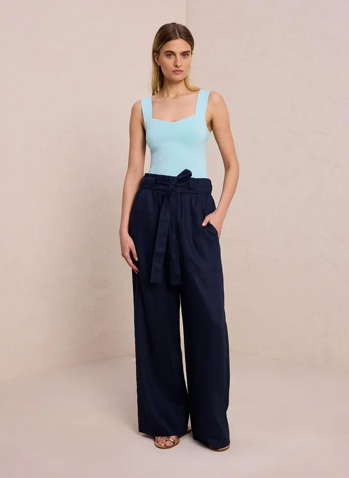 Women Tops ALC Jordana Knit Top Turquoise