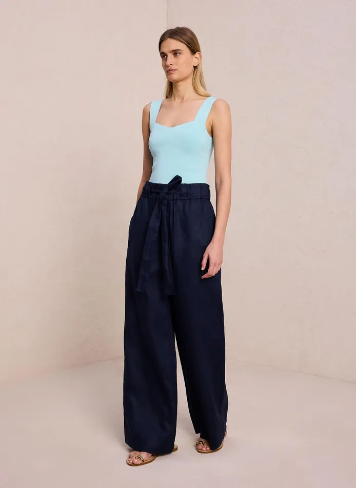 Women Tops ALC Jordana Knit Top Turquoise