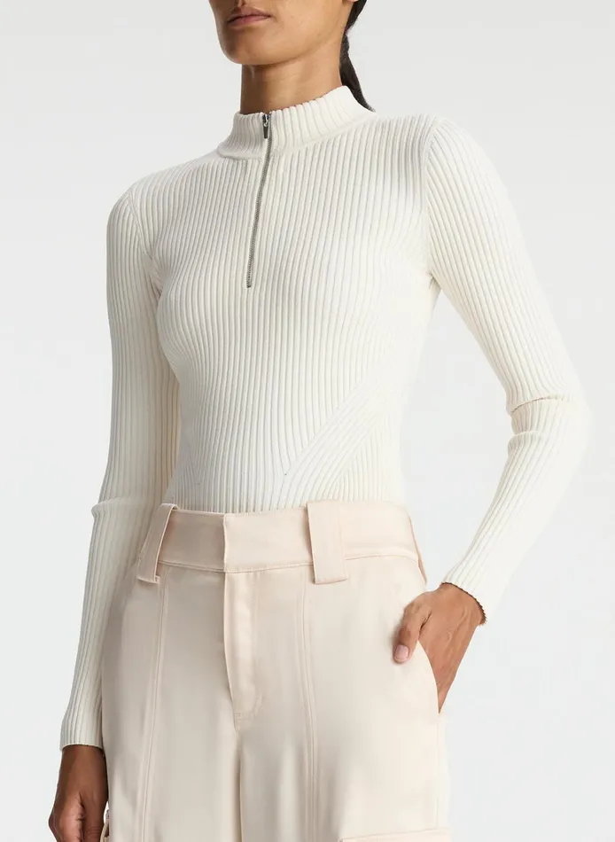 Women Tops ALC Noa Knit Top Almond Cream