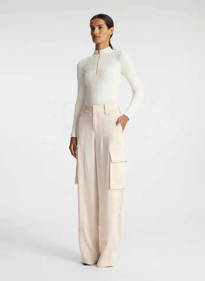 Women Tops ALC Noa Knit Top Almond Cream