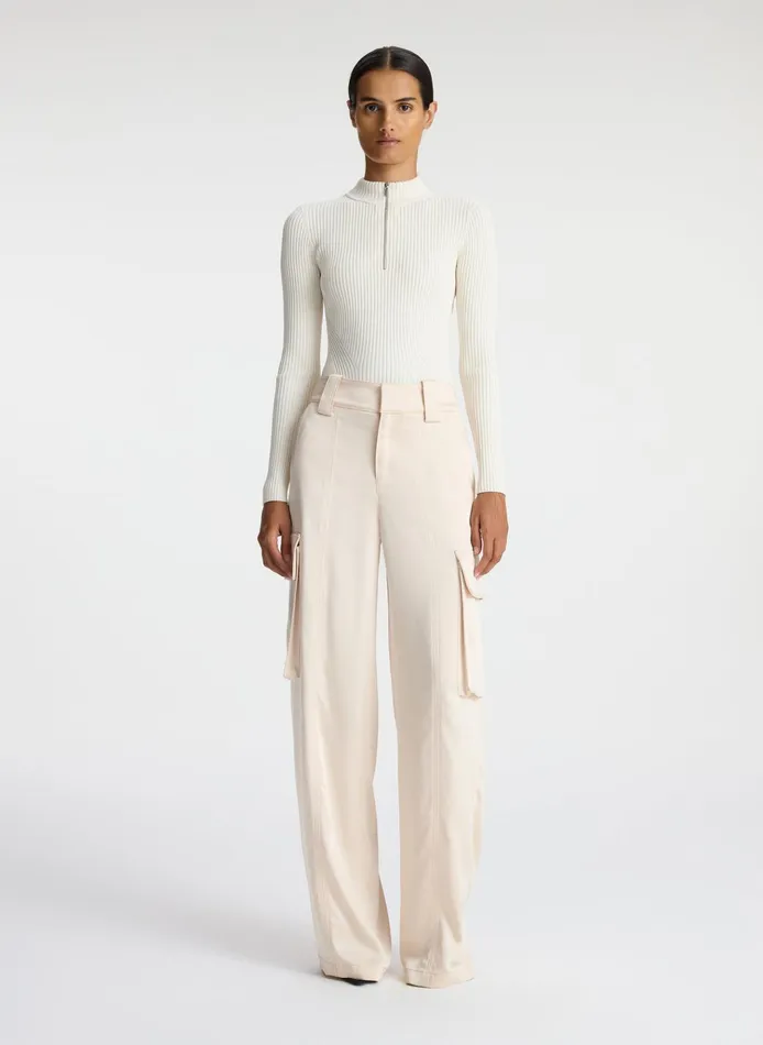 Women Tops ALC Noa Knit Top Almond Cream