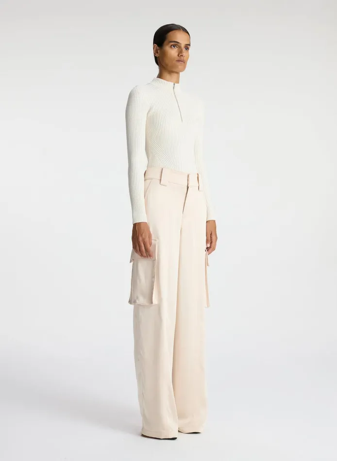 Women Tops ALC Noa Knit Top Almond Cream