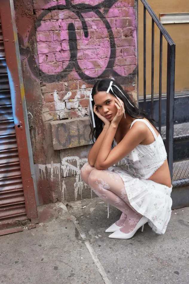 Women Tops For Love and Lemons Tasha Top White Women Tops For Love and Lemons Tasha Top White