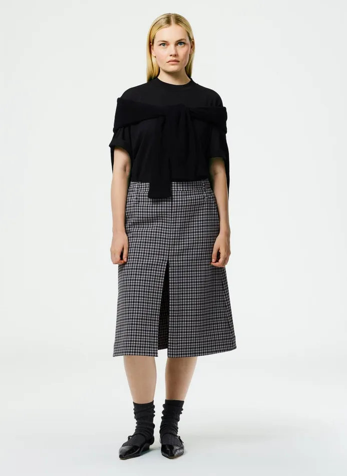 Women Tops Tibi Perfect Unisex TShirt Black
