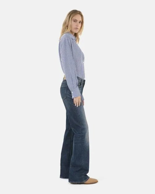 Women Trousers and Jeans The Kooples Blue Flare Jeans Blue Electric