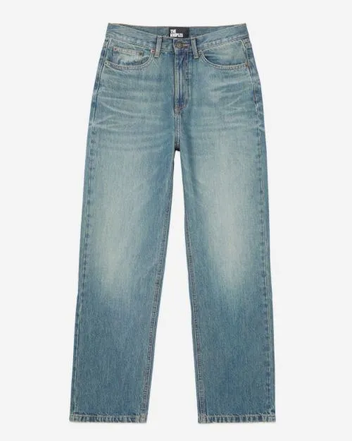 Women Trousers and Jeans The Kooples Boyfriend Bleu Jeans Used Rapiece