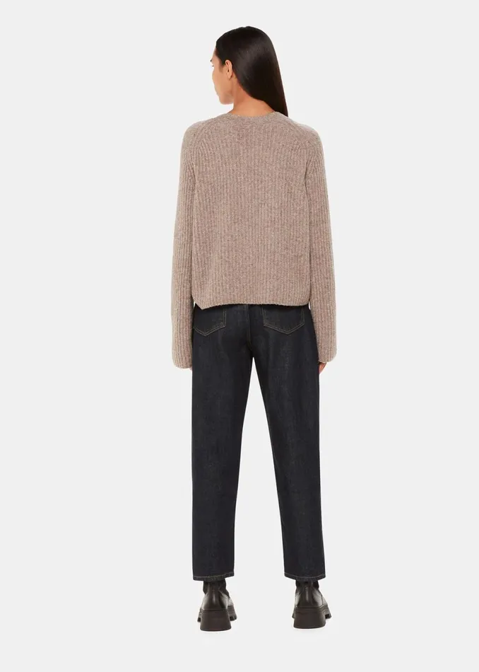 Women Trousers Whistles Dark Denim Authentic Barrel Leg Jean